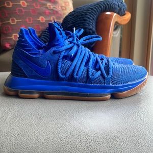 KD 10 Custom Royal Blue with Gum bottom